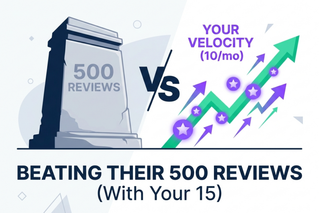 What to Do When Competitors Have 500 Reviews and You Have 15