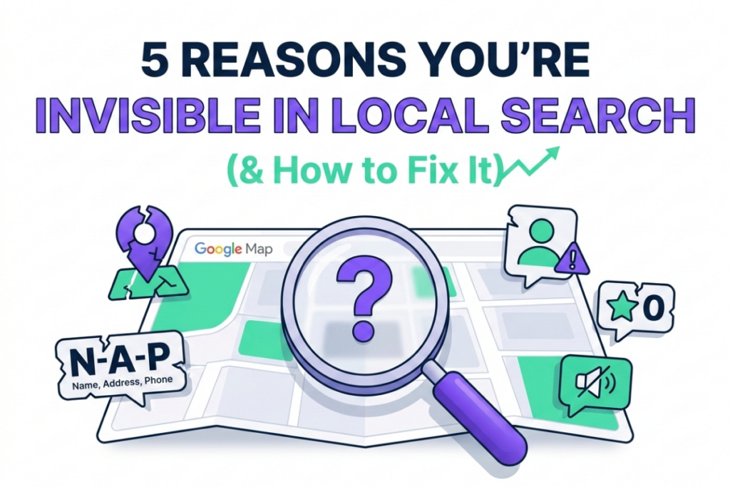 5 Reasons Your Business Is Invisible in Local Search (And How to Fix It)